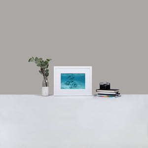 As Free as the Sea - Matte Paper Framed Poster With Mat
