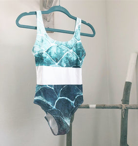 Ray-diant - Fish Scale One-Piece Swimsuit