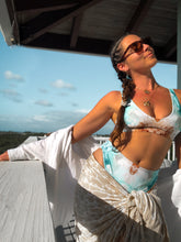 Shellabrating turquoise - Recycled high-waisted bikini
