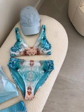 Shellabrating turquoise - Recycled high-waisted bikini