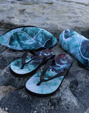 Fish scale - turquoise - Save Our Seas Flip-Flops