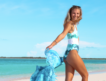 Ray-diant - Fish Scale One-Piece Swimsuit