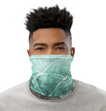 Turquoise Fish scale- Face mask - Neck Gaiter