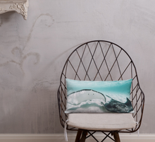 As free as the Sea - Reversible Dolphin & Ray - Pillow