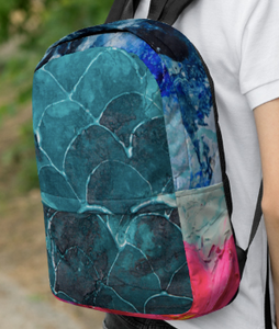 Fish scale Backpack / Artwork by Fay Ninon