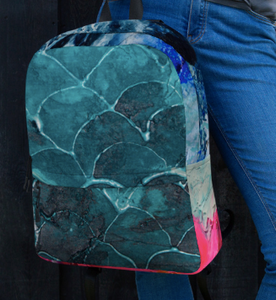 Fish scale Backpack / Artwork by Fay Ninon