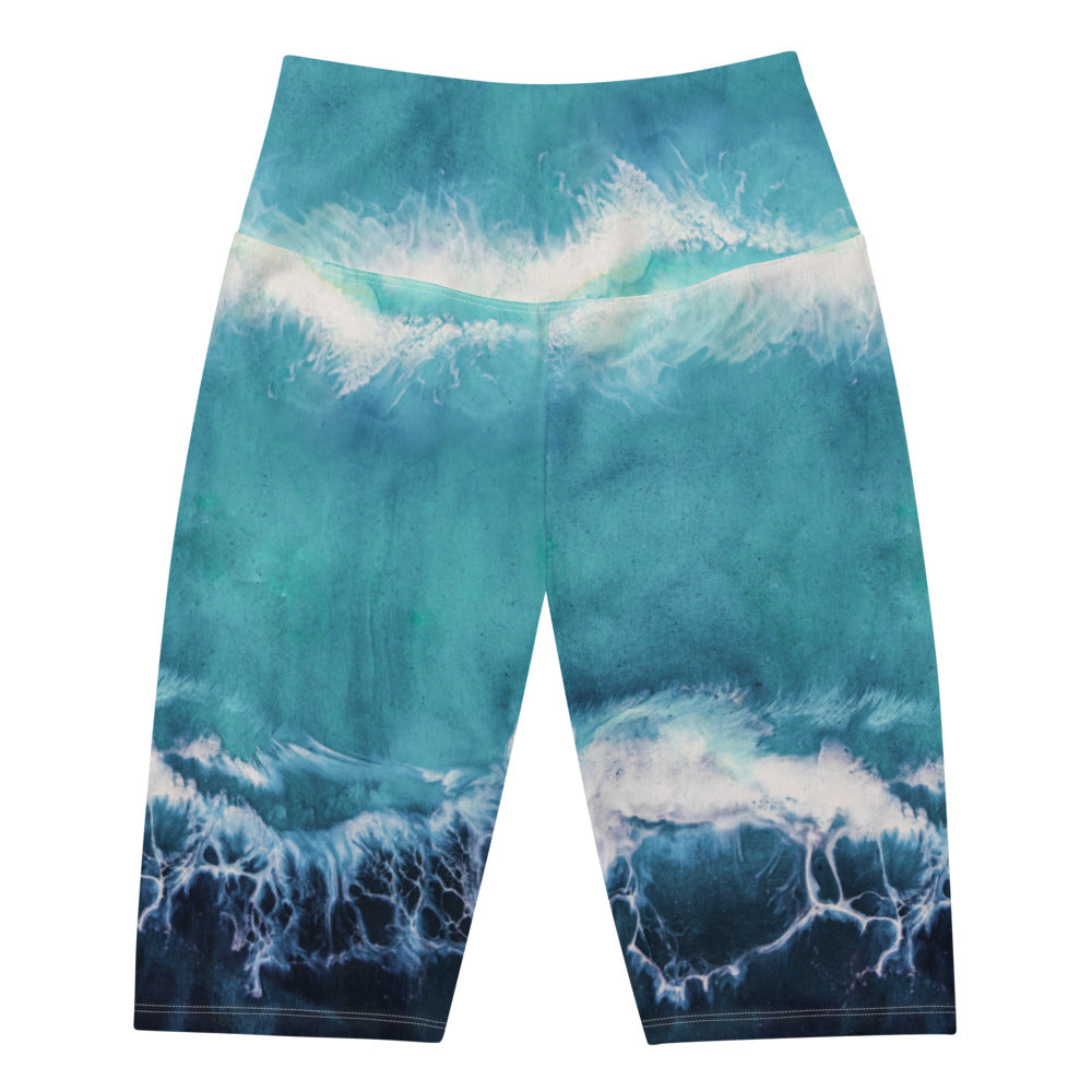 Seacret from the deep blue - Biker Shorts