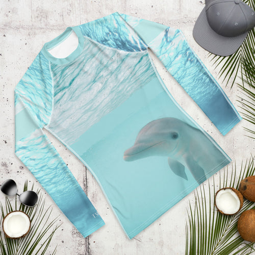 Baby Dreamer dolphin Men's Rash Guard