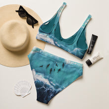 Seacreat from the deep blue - Recycled high-waisted bikini