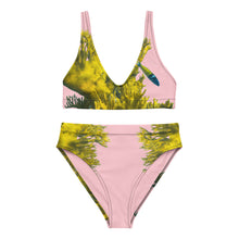 Happy Coral - Pink Recycled high-waisted bikini