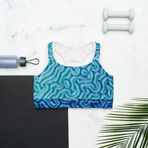 Brain Coral - Underwater / Sports bra