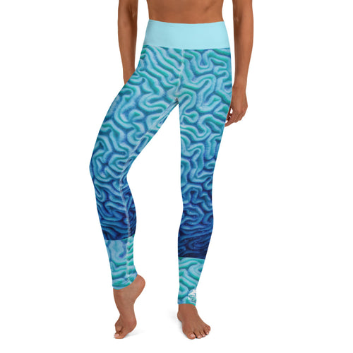 Reef Fund - Brain Coral Leggings