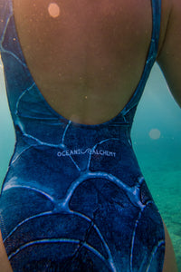 Fish scale One-Piece Swimsuit