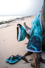 Sea Fan- Fish scale turquoise beach Towel