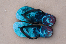 Fish scale - turquoise - Save Our Seas Flip-Flops