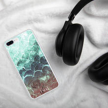 Turquoise Fish scale iPhone Case