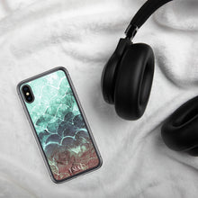 Turquoise Fish scale iPhone Case