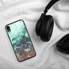 Turquoise Fish scale iPhone Case