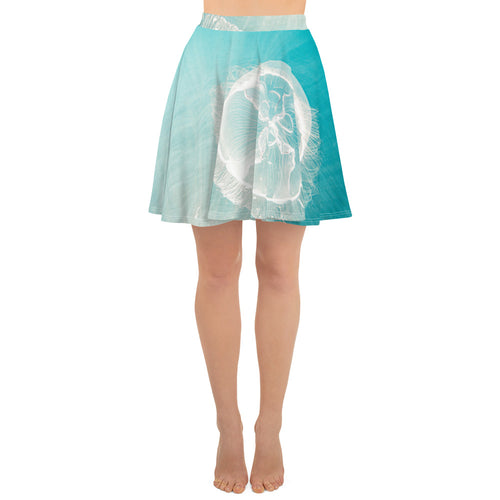 Jelly-Wish Flowy Skirt - Turquoise