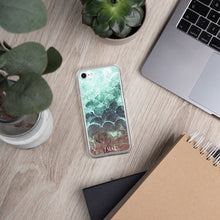 Turquoise Fish scale iPhone Case