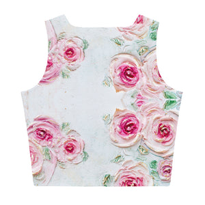 Smell the Roses - Sublimation Cut & Sew Crop Top