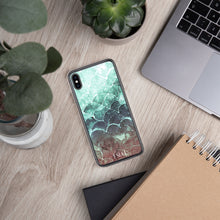 Turquoise Fish scale iPhone Case