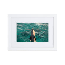As free as the sea Matte frame print by Justin Okoye