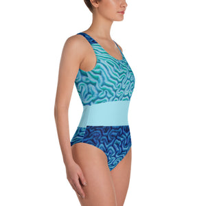 Brain Coral - One-Piece Swimsuit