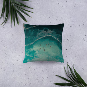 Seacret from the deep blue - Basic Pillow