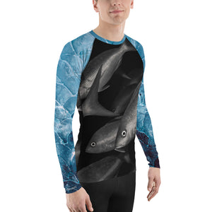 Blue sleeves snapper - Men's Rash Guard