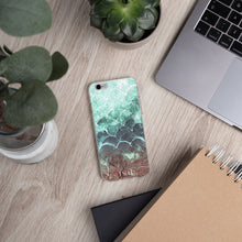 Turquoise Fish scale iPhone Case