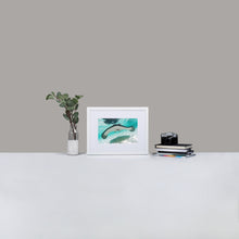 Smiley Ray - Matte Paper Framed Poster With Mat