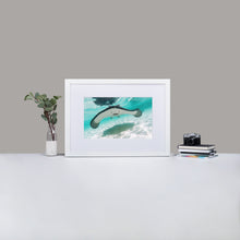 Smiley Ray - Matte Paper Framed Poster With Mat