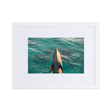 As free as the sea Matte frame print by Justin Okoye