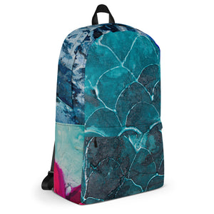 Fish scale Backpack / Artwork by Fay Ninon