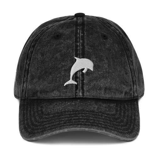 Dolphintastic - Vintage Cotton Twill Cap
