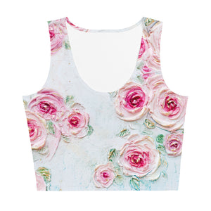 Smell the Roses - Sublimation Cut & Sew Crop Top