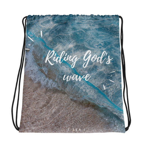 Riding God's wave - Drawstring bag