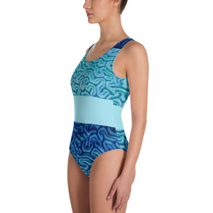 Brain Coral - One-Piece Swimsuit
