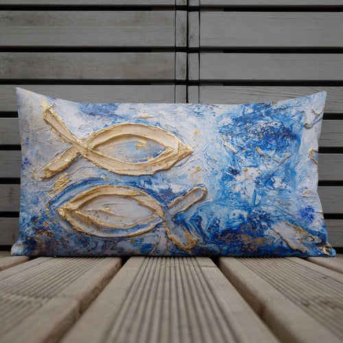 Vessel of the Fish - Premium Pillow