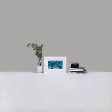 School of Fish - Matte Paper Framed Poster With Mat by Fay Ninon