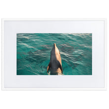 As free as the sea Matte frame print by Justin Okoye