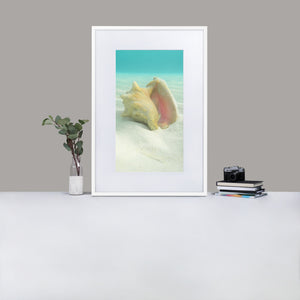 Dreams from the Sea iii - Matte Paper Framed Poster With Mat