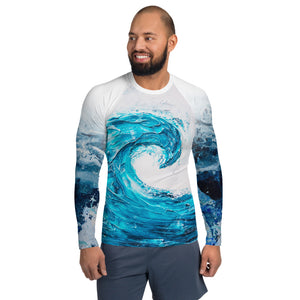 Making waves- Men's Rash Guard