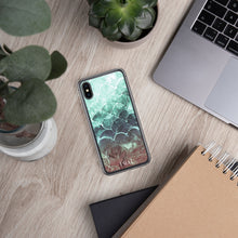 Turquoise Fish scale iPhone Case