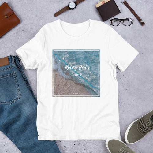 Riding Gods wave - Eco-Friendly Unisex T-Shirt