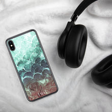 Turquoise Fish scale iPhone Case