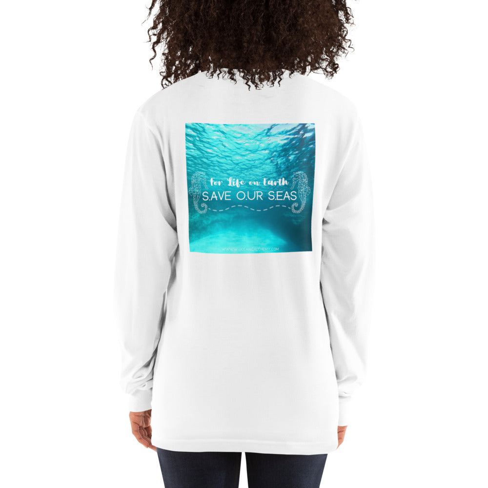Unisex - For Life on Earth - Save our Seas - Long sleeve t-shirt