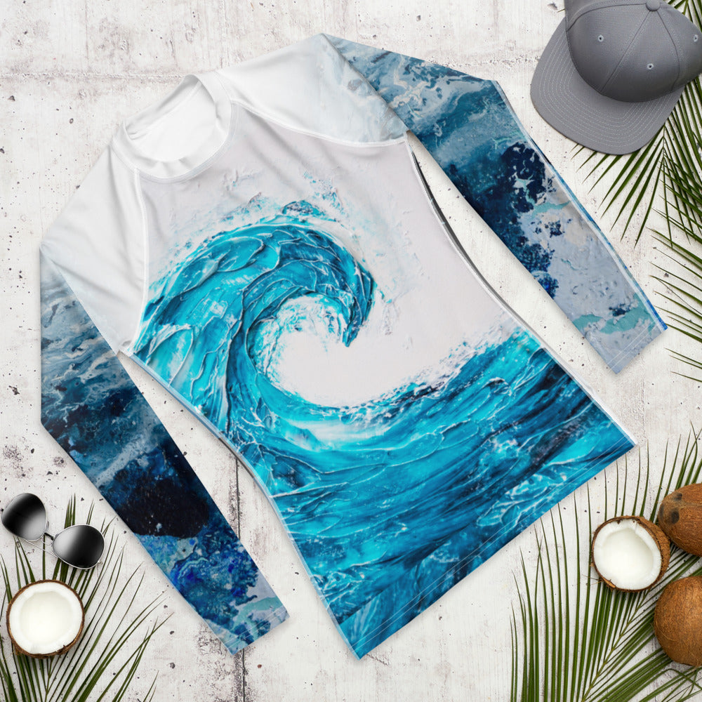 Making waves- Men's Rash Guard