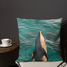 As free as the Sea - Reversible Dolphin & Ray - Pillow
